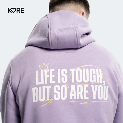 Hoodie Vitality Kare purple back