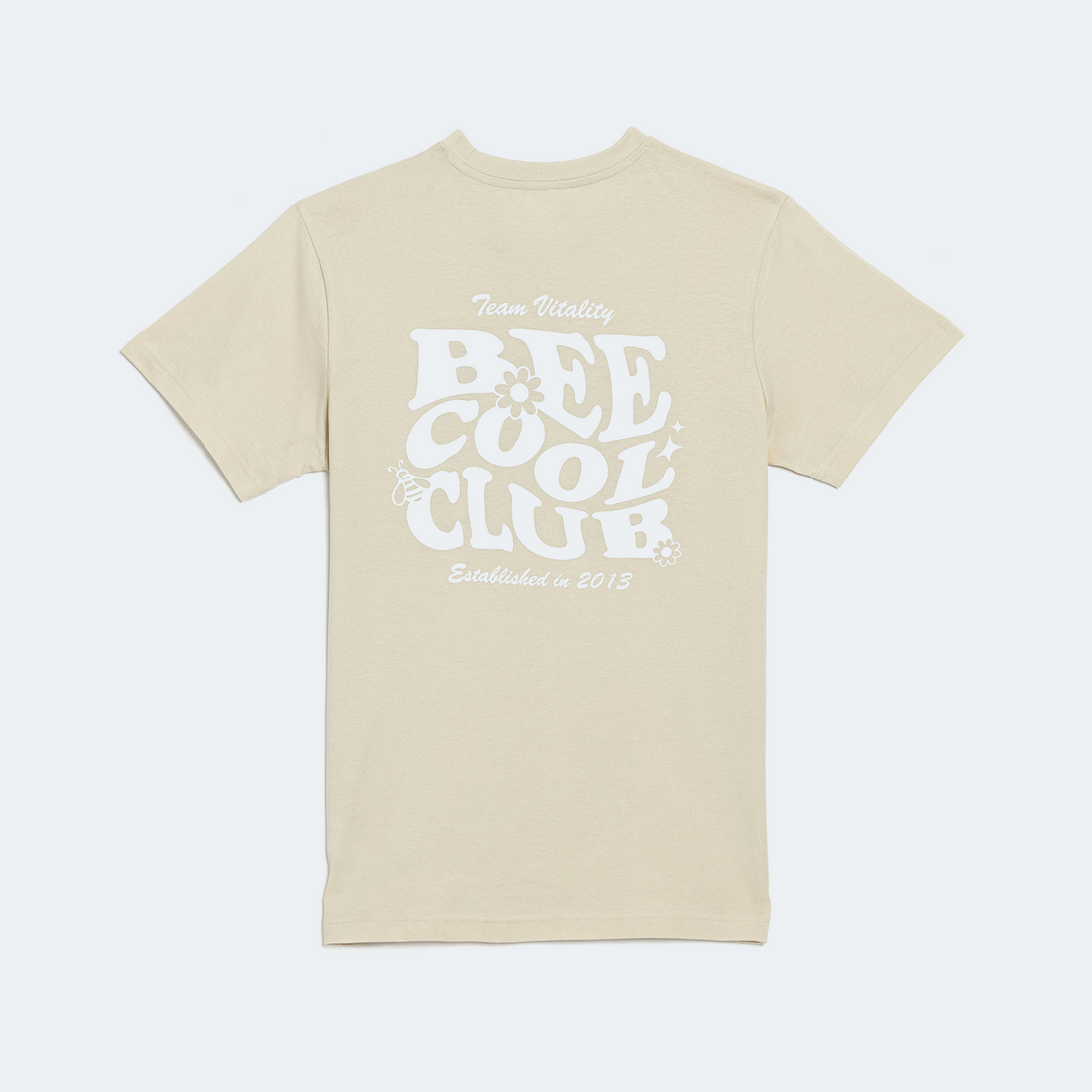 t-shirt sable lifestyle bee cool club team vitality vue de dos