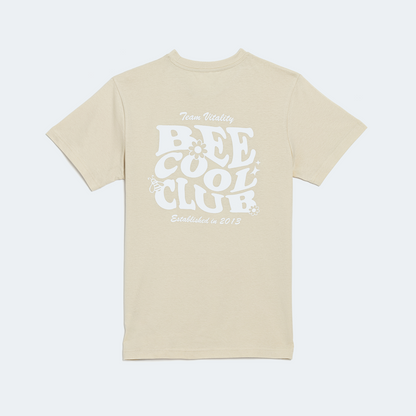 t-shirt sable lifestyle bee cool club team vitality vue de dos