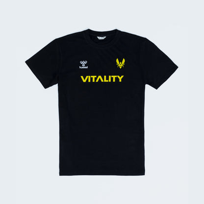 T-shirt Travel kit Vitality noir vue de face