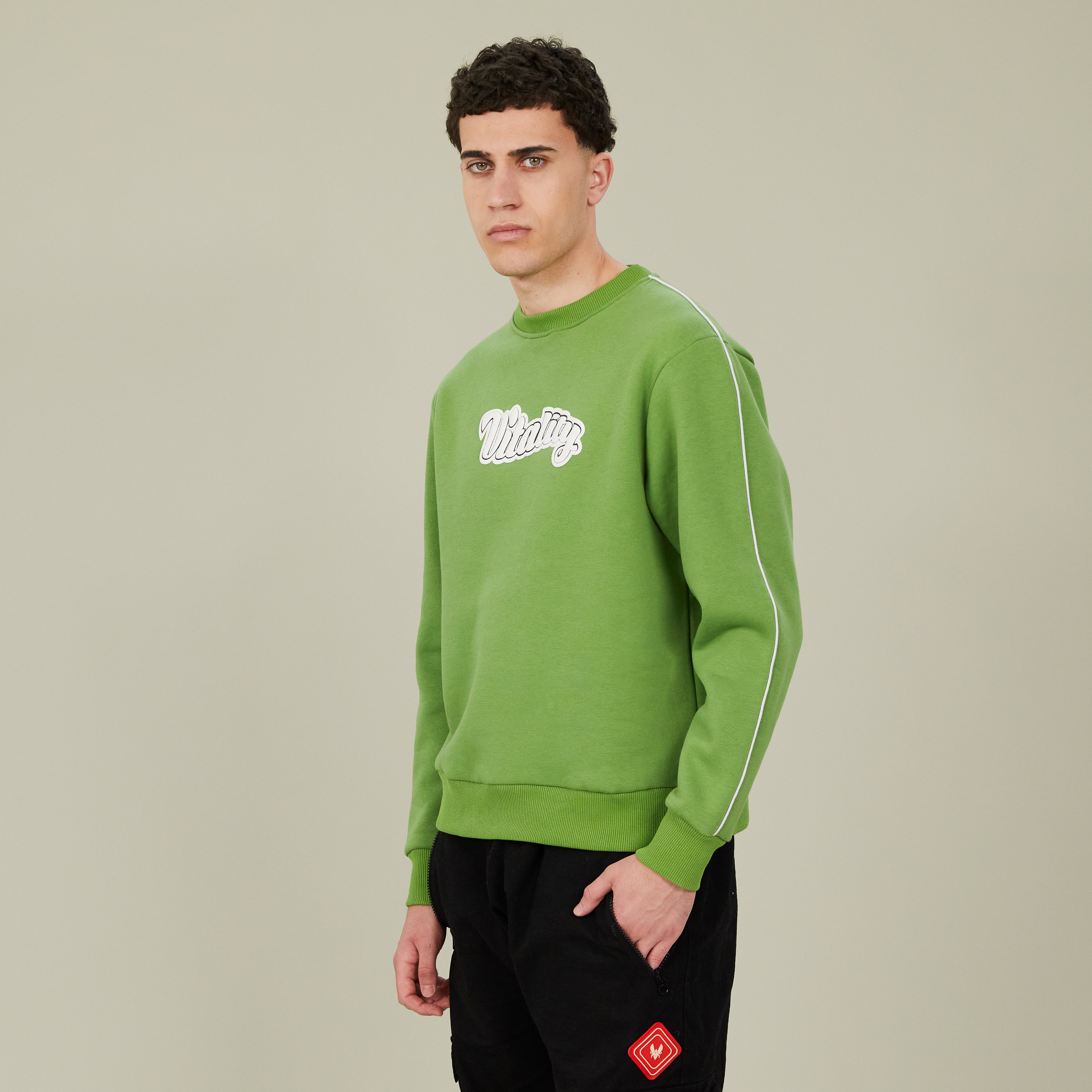 Green Puff Sweatshirt