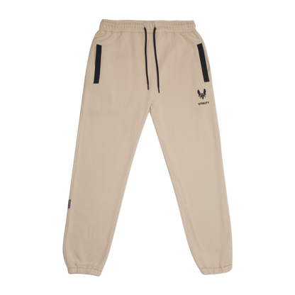 Beige jogging pants