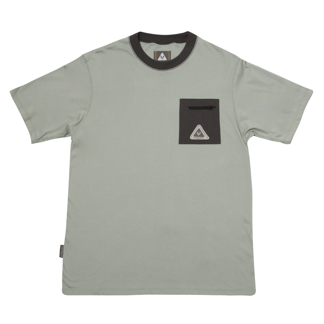 T-shirt Tech gris clair