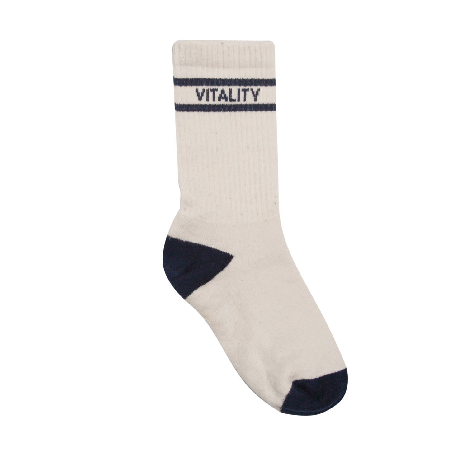 Beige Strip Socks