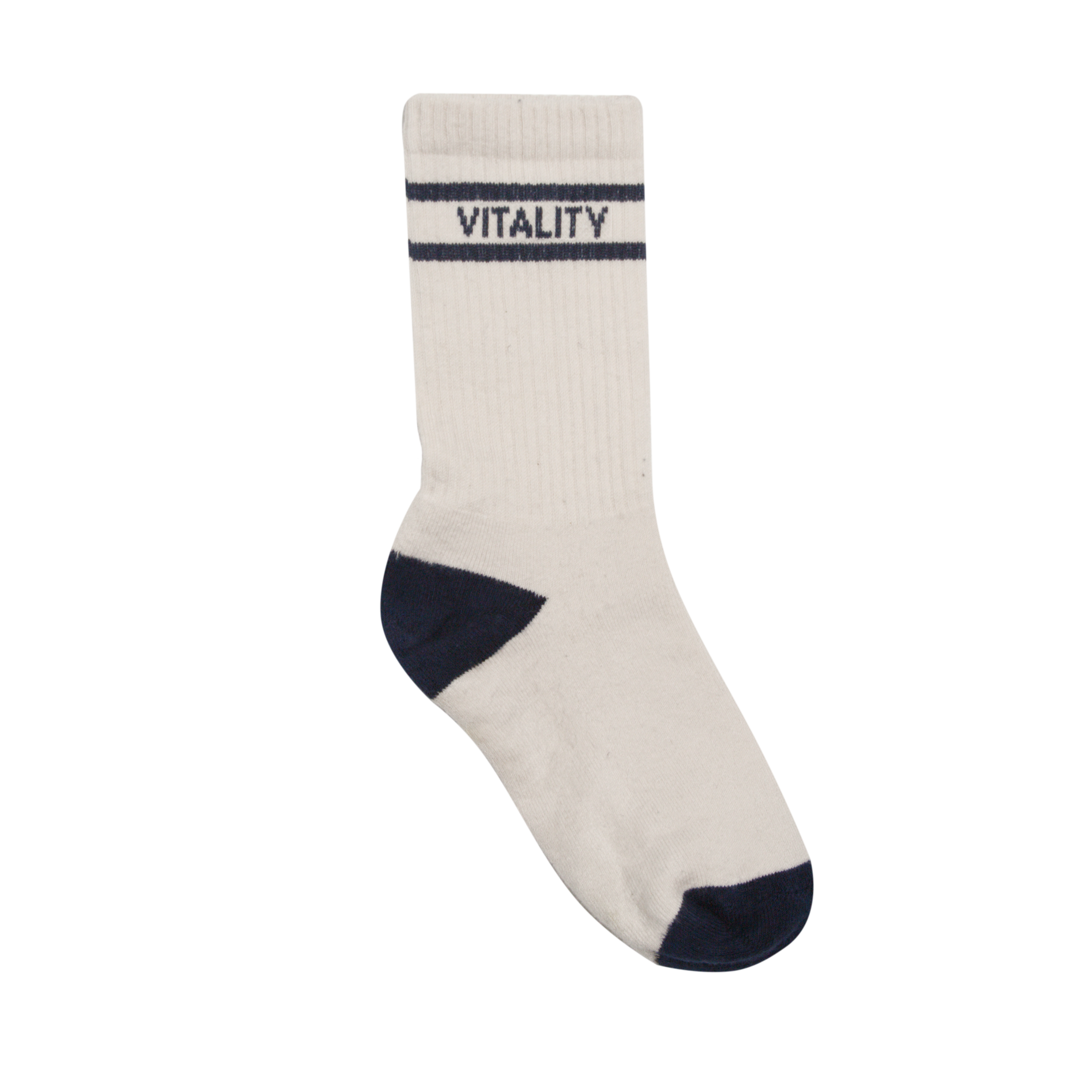 Beige Strip Socks