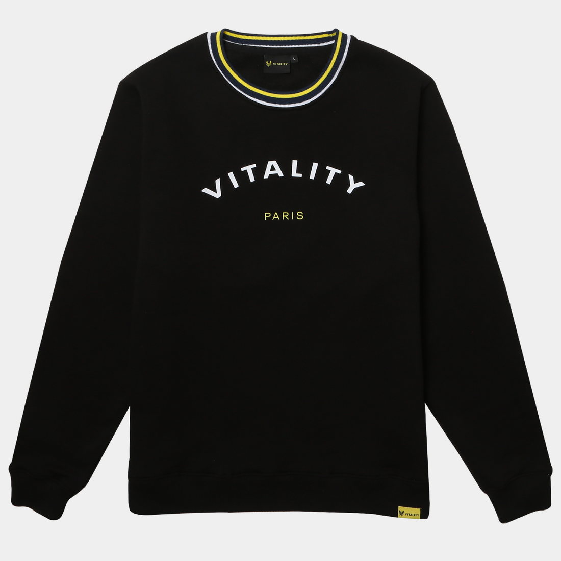 Black Vitality printed sweatshirt