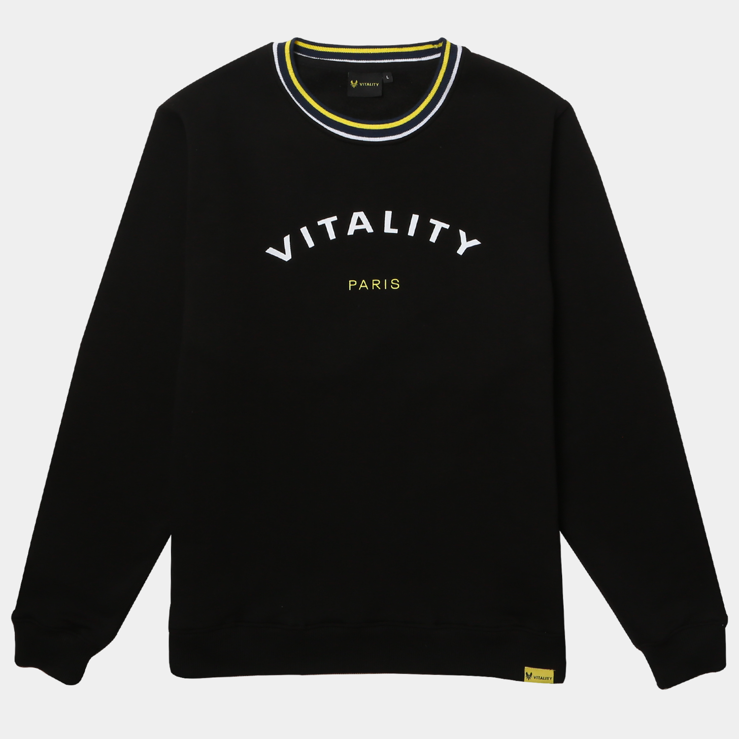 Black Vitality printed sweatshirt