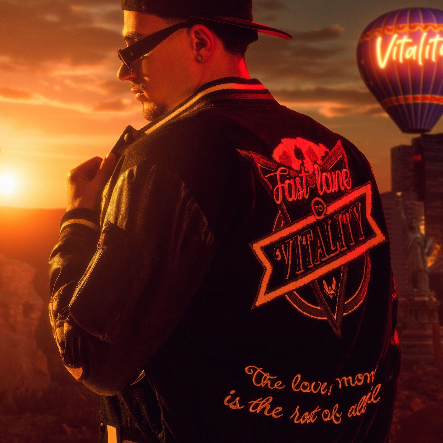 Vitality x Bombers Original - Veste Bomber Vegas
