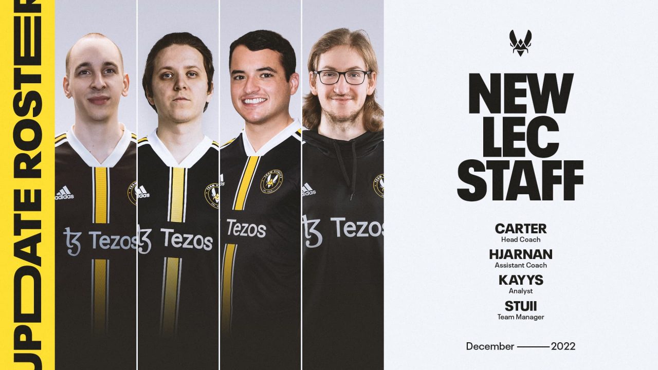 TEAM VITALITY UNVEILS ITS 2023 ROSTERS FOR THE LEAGUE OF LEGENDS